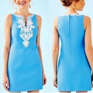 Lilly Pulitzer Gabby Stretch Shift Dress - Bondi Blue